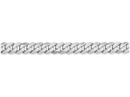FJC Finejewelers 18 Inch 14k White Gold 6.1mm Flat Curb Chain Necklace