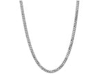 FJC Finejewelers 18 Inch 14k White Gold 6.1mm Flat Curb Chain Necklace