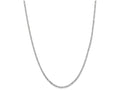 FJC Finejewelers 18 Inch 14k White Gold 2.4mm Flat Figaro Chain Necklace