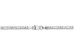 FJC Finejewelers 16 Inch 14k White Gold 2.75mm Flat Figaro Chain Necklace