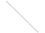 FJC Finejewelers 24 Inch 14k White Gold 2.75mm Flat Figaro Chain Necklace