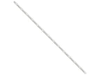 FJC Finejewelers 10 Inch 14k White Gold 3.0mm Flat Figaro Chain Ankle Bracelet