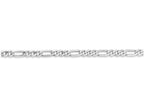 FJC Finejewelers 20 Inch 14k White Gold 3.0mm Flat Figaro Chain Necklace