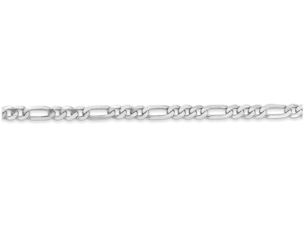 FJC Finejewelers 7 Inch 14k White Gold 3.0mm Figaro Chain Bracelet