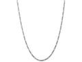 FJC Finejewelers 8 Inch 14k White Gold 3.0mm Flat Figaro Chain Bracelet