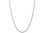 FJC Finejewelers 8 Inch 14k White Gold 3.0mm Flat Figaro Chain Bracelet