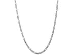 FJC Finejewelers 20 Inch 14k White Gold 4.0mm Flat Figaro Chain Necklace