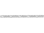 FJC Finejewelers 24 Inch 14k White Gold 5.0mm Flat Figaro Chain Necklace