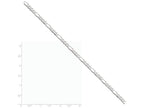 FJC Finejewelers 7 Inch 14k White Gold 5.0mm Flat Figaro Chain Bracelet