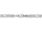 FJC Finejewelers 7 Inch 14k White Gold 5.0mm Flat Figaro Chain Bracelet