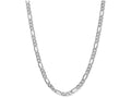 FJC Finejewelers 20 Inch 14k White Gold 6.0mm Flat Figaro Chain Necklace