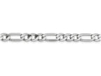 FJC Finejewelers 7 Inch 14k White Gold 6.0mm Flat Figaro Chain Bracelet