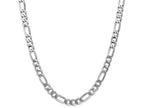 FJC Finejewelers 14k White Gold 7.0mm Figaro Chain