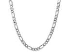 FJC Finejewelers 14k White Gold 7.0mm Figaro Chain