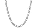 FJC Finejewelers 14k White Gold 7.0mm Figaro Chain