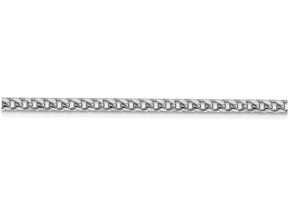 FJC Finejewelers 18 Inch 14k White Gold 3.0mm Franco Chain Necklace