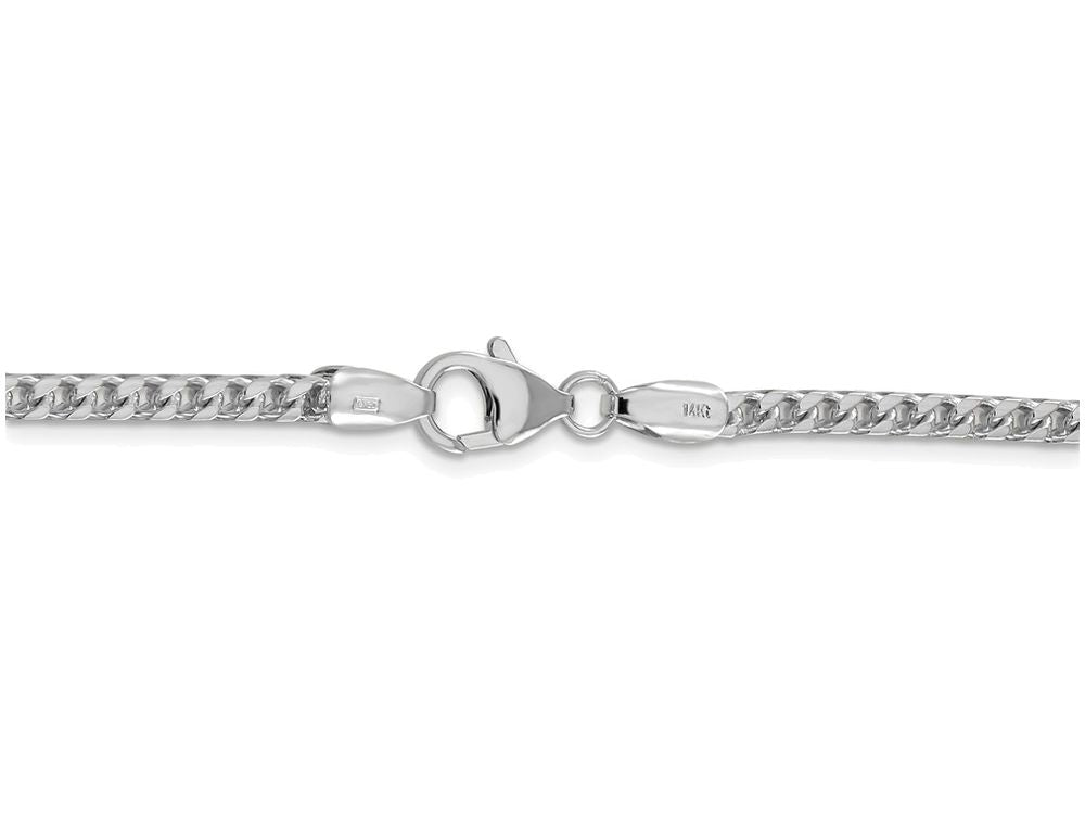 FJC Finejewelers 18 Inch 14k White Gold 3.0mm Franco Chain Necklace
