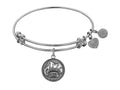 Angelica Collection Antique White Stipple Finish Brass Chef Expandable Bangle