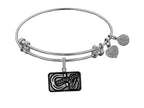 Brass With White Finish Country Girl Charm For Angelica Bangle