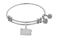 Brass With White Finish Pennsylvania Charm For Angelica Collection Bangle