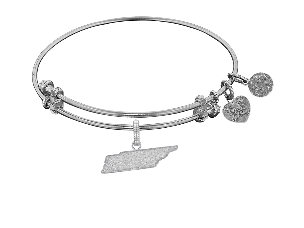Brass With White Finish Tennessee Charm For Angelica Collection Bangle