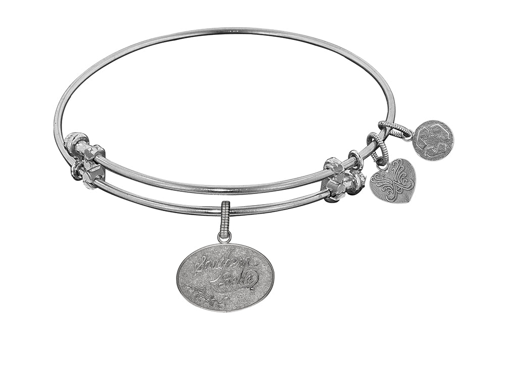 Brass With White Finish Southern Charm For Angelica Collection Bangle