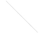 FJC Finejewelers 14 Inch 14k White Gold 0.50mm Box Chain Necklace