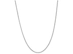 FJC Finejewelers 14 Inch 14k White Gold 1mm Box Chain Necklace