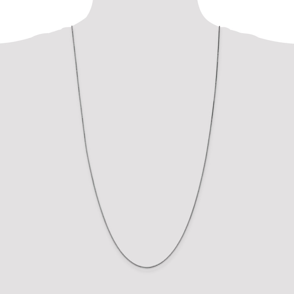 FJC Finejewelers 14k White Gold 30 Inches Long 1.05mm Wide Box Chain