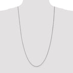 FJC Finejewelers 14k White Gold 30 Inches Long 1.05mm Wide Box Chain