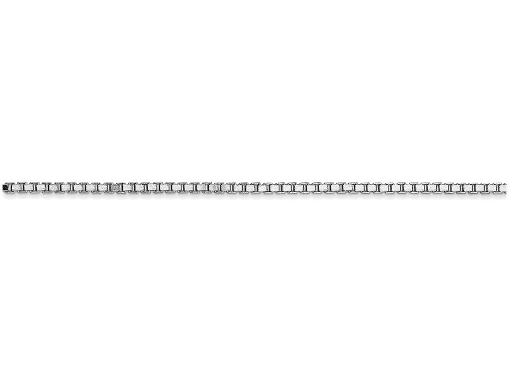 FJC Finejewelers 16 Inch 14k White Gold 1.35mm Box Chain Necklace