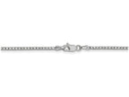 FJC Finejewelers 18 Inch 14k White Gold 1.35mm Box Chain Necklace