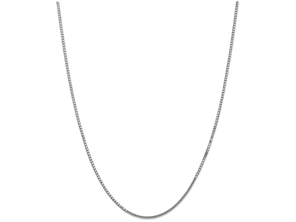 FJC Finejewelers 20 Inch 14k White Gold 1.35mm Box Chain Necklace