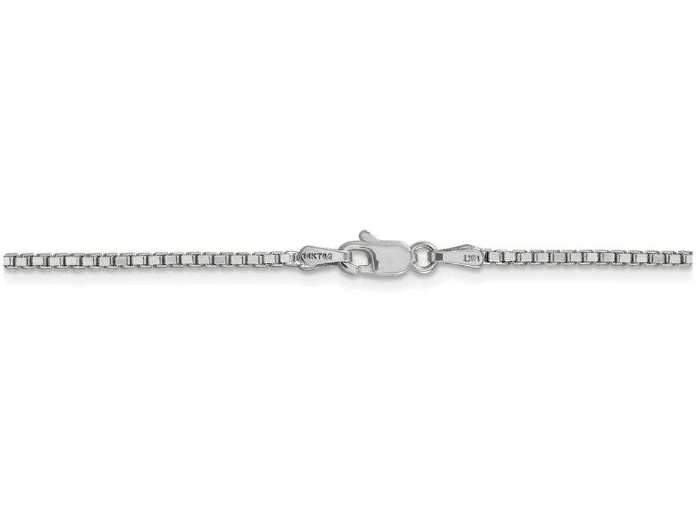 FJC Finejewelers 24 Inch 14k White Gold 1.35mm Box Chain Necklace