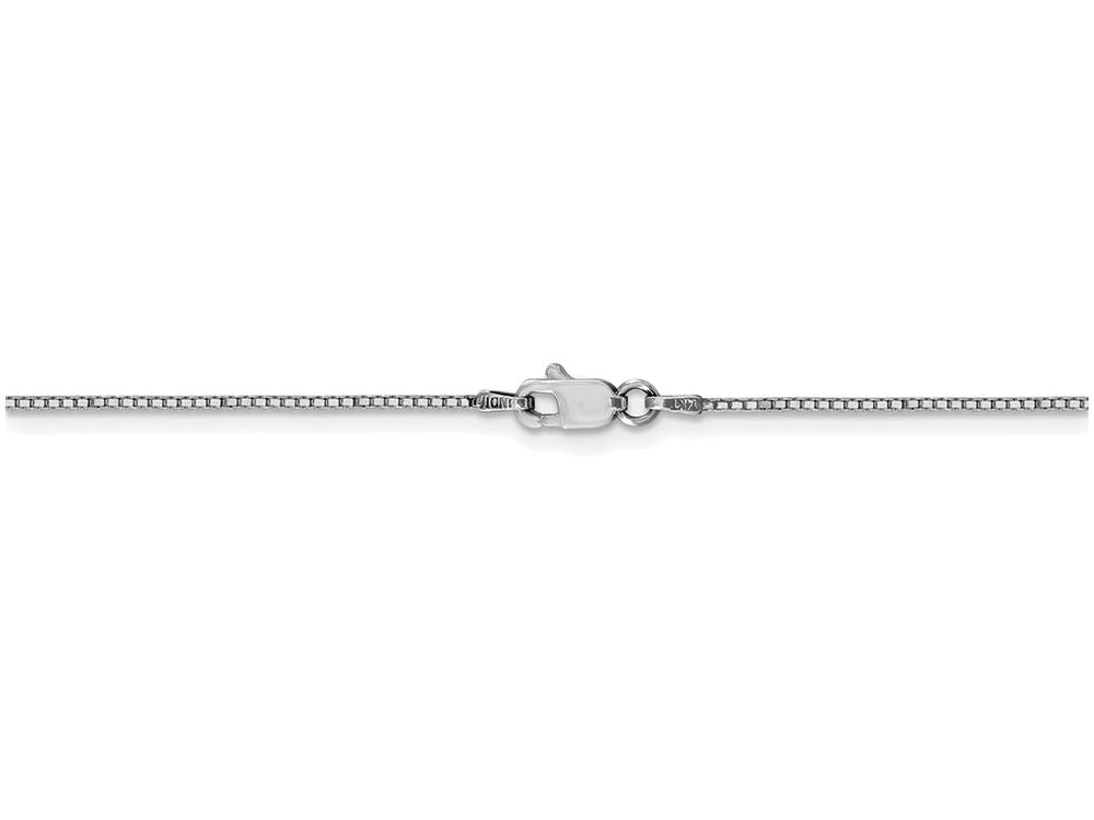 FJC Finejewelers 7 Inch 14k White Gold .90mm Box Chain Bracelet