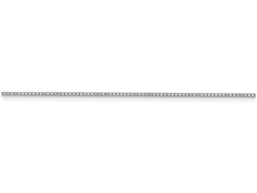 FJC Finejewelers 7 Inch 14k White Gold .90mm Box Chain Bracelet