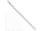 FJC Finejewelers 8 Inch 14k White Gold 9.0mm Anchor Link Chain Bracelet