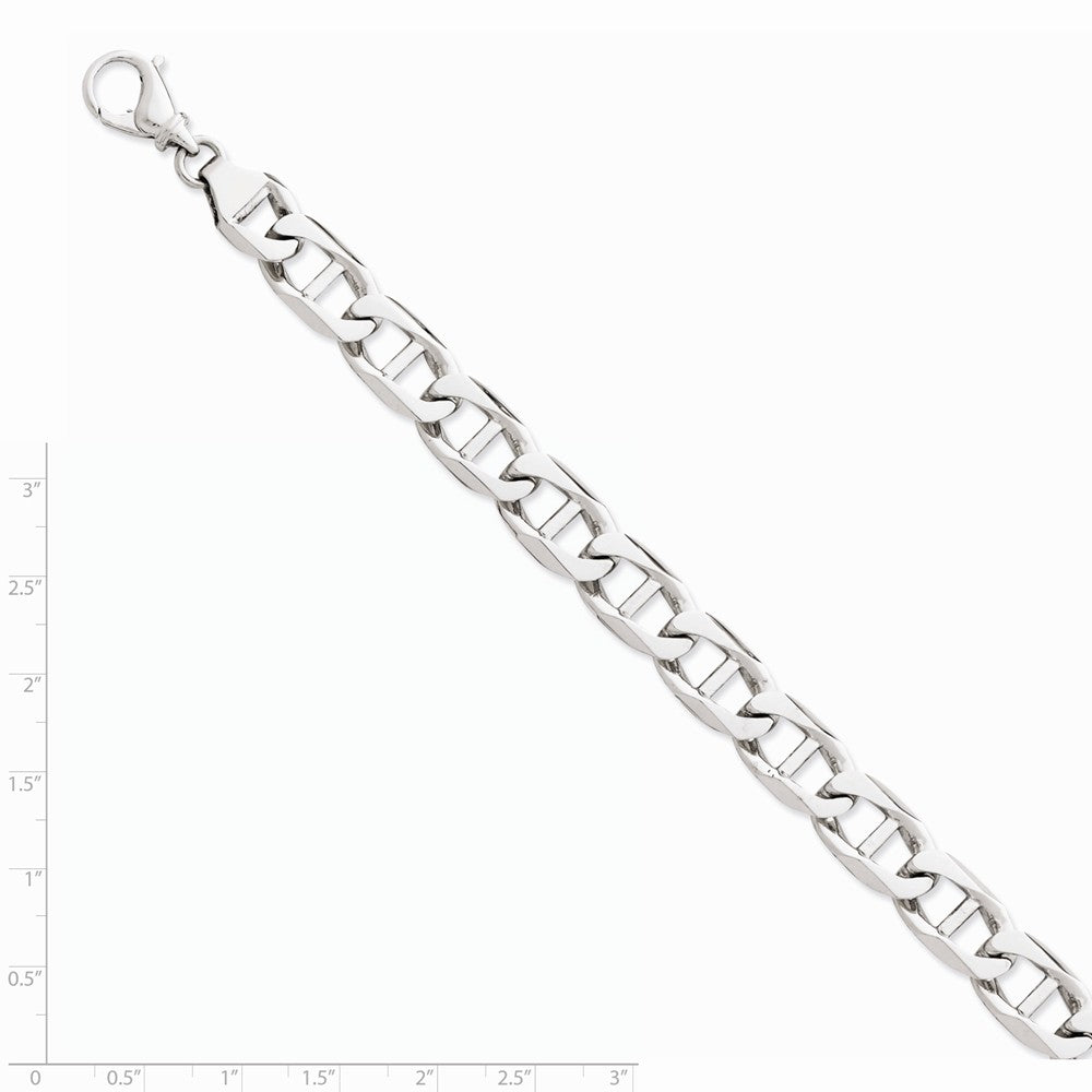 FJC Finejewelers 8 Inch 14k White Gold 11.0mm Anchor Link Chain Bracelet