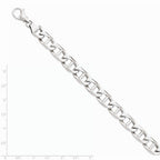 FJC Finejewelers 8 Inch 14k White Gold 11.0mm Anchor Link Chain Bracelet