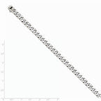 FJC Finejewelers 8 Inch 14k White Gold 6.0mm Curb Link Chain Bracelet