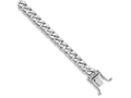 FJC Finejewelers 8 Inch 14k White Gold 6.0mm Curb Link Chain Bracelet