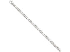 FJC Finejewelers 8 Inch 14k White Gold 5.75mm Fancy Link Chain Bracelet