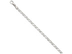 FJC Finejewelers 7 Inch 14k White Gold 4.8mm Polished Fancy Link Chain Bracelet