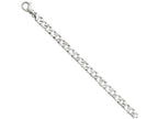 FJC Finejewelers 7 Inch 14k White Gold 7.35mm Polished Fancy Link Chain Bracelet