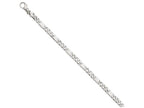 FJC Finejewelers 7 Inch 14k White Gold 5.5mm Polished Fancy Link Chain Bracelet