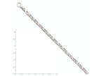 FJC Finejewelers 7 Inch 14k White Gold 6.2mm Polished Fancy Link Chain Bracelet