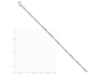 FJC Finejewelers 7 Inch 14k White Gold 3.25mm Fancy Link Chain Bracelet