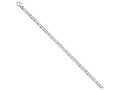 FJC Finejewelers 7 Inch 14k White Gold 4.75mm Fancy Link Chain Bracelet