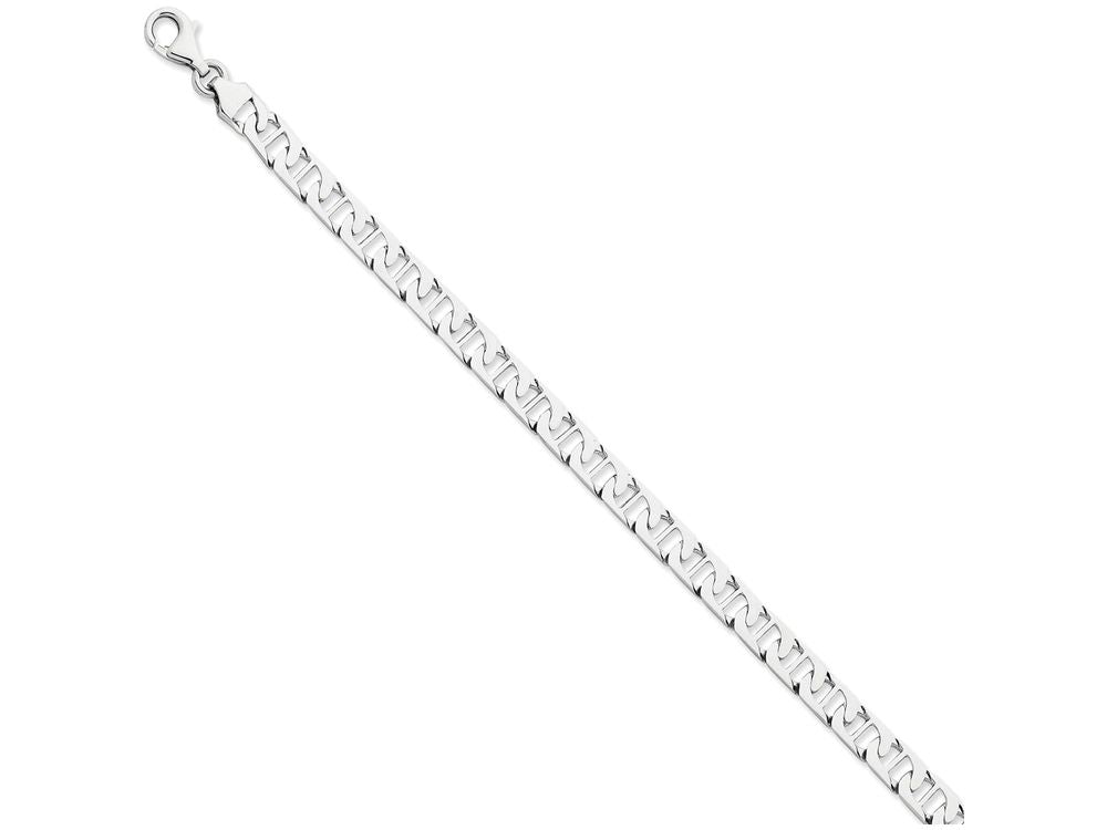 FJC Finejewelers 8.25 Inch 14k White Gold 6.25mm Polished Fancy Anchor Link Chain Bracelet