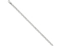 FJC Finejewelers 8.5 Inch 14k White Gold 5mm Fancy Link Chain Bracelet